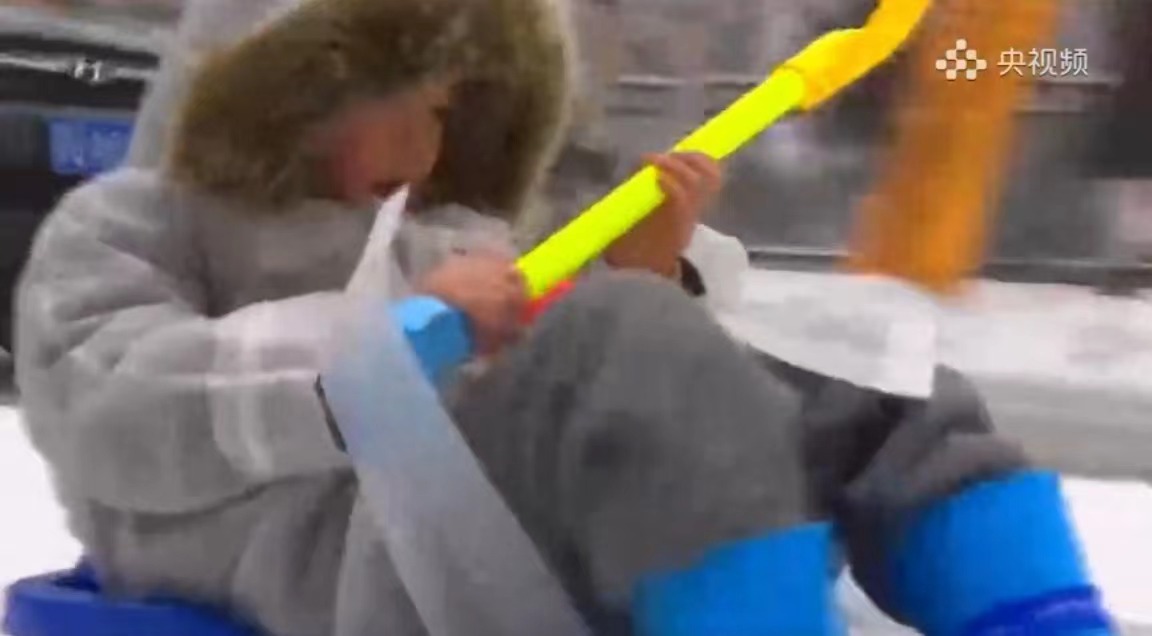 廬山：游客賞雪周末行 南方孩子雪地里的狂歡